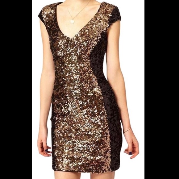 French Connection Sequin Moonray Dress :: 4 - Picture 5 of 6